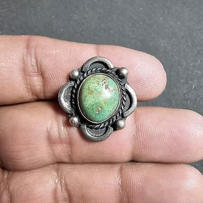 Vintage Sterling Silver 925 Native American South Western Turquoise Ring Size 6 • $49