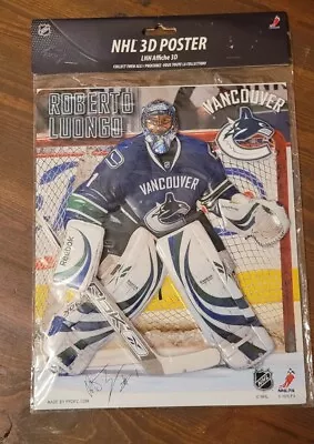 Roberto Luongo Vancouver NHL 3D Poster Size 8.5  X 10.5  By Ppopz - New • $12.99