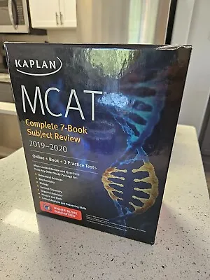$39.99 • Buy Kaplan MCAT Complete 7-Book Subject Review 2019-2020 Boxed Set