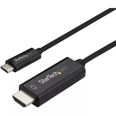 NEW Startech CDP2HD3MBNL 3 M (10 Ft.) USB-C To HDMI Cable 4K At 60Hz Black A/V • $50.98