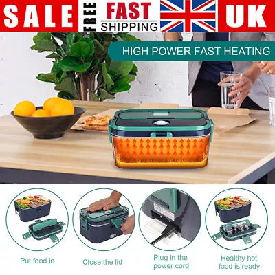 3 In 1 Portable Food Warmer Electric Heated Lunch Box For Car Truck Office 1.8L • £26.14