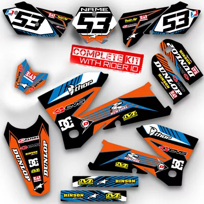 Fits Ktm 2005 2006 Sx 125 250 450 525 Graphics Kit Graphic Decals Decal Stickers • $149.99