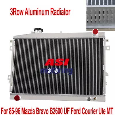 3-Row Radiator For 85-96 Mazda Bravo B2600 UF Ford Courier PC Ute 2.6L Petrol MT • $229