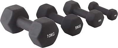 Neoprene Dumbbells Weights. (1KG - 10KG PAIRS) • £25