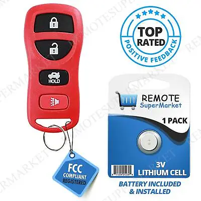 Replacement For Infiniti 02-04 I35 02-06 G35 Q45 04-10 QX56 Remote Key Fob Red • $6.25
