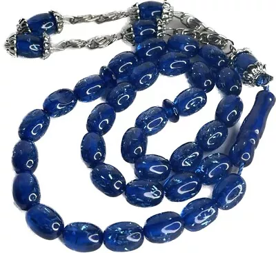 Collection Prayer Beads Rosary Tasbih-Tasbeeh Misbaha DHIKR Blue Islam Muslim * • $10