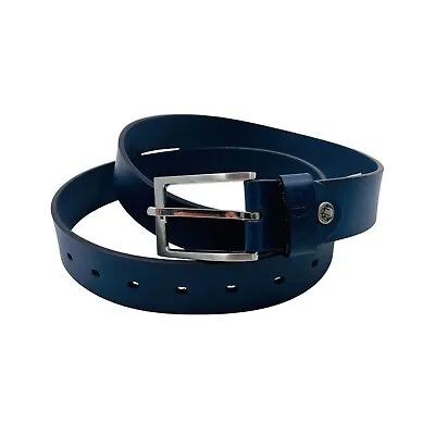 Camel Active Navy Blue Leather Belt Size XL • £29.99