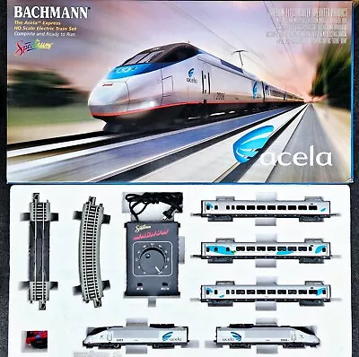 Bachmann Spectrum H.O. Scale Acela Express Electric Train Set (VIDEO) • $105.50