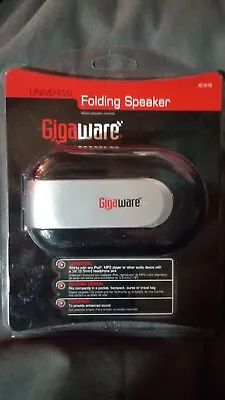 NEW Gigaware Universal MP3 Folding Speakers 40-276 - 3.5mm Jack • $7.85