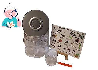 Magnifying Bug Pots + Magnifying Glass + Insect Keeper Jar Set   • £13.60