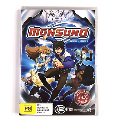 Monsuno Series 1 Part 1 - DVD - Region 4 - Brand New Sealed - Anime Cartoon • $11.57