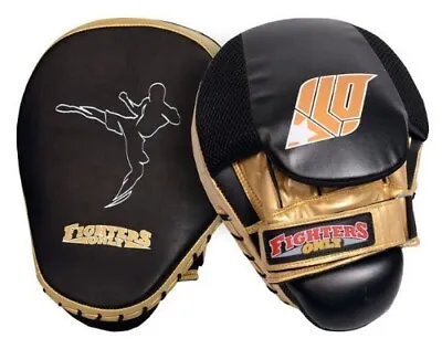 FIGHTERS ONLY Men's Focus Kick Punch Mitts Target Pads Black UFC MMA Sports Gear • $25.25