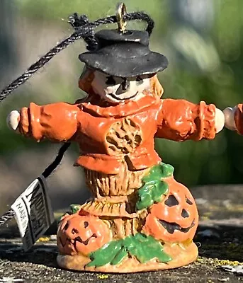 Lot Of 3 Vintage MIDWEST By CANNON FALLS Mini Halloween Tree Scarecrow Ornaments • $12.95
