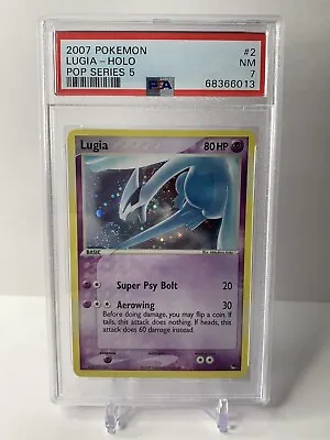 $500 • Buy Pokemon Lugia 2/17 Holo Rare POP Series 5 PSA 7 NM - With SWIRL