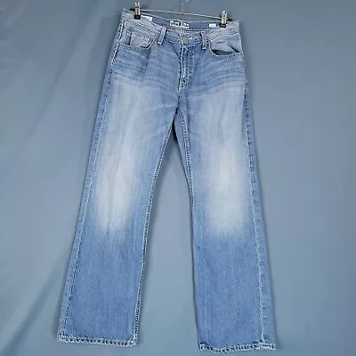 Reclaim Men's Regular Fit Denim Pants Straight Low Rise Light Blue Size 32 X 30 • $21.54