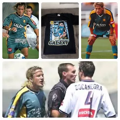 LA Los Angeles Galaxy 90s Y2K Luis Hernandez El Matador Soccer T-Shirt • $80.99