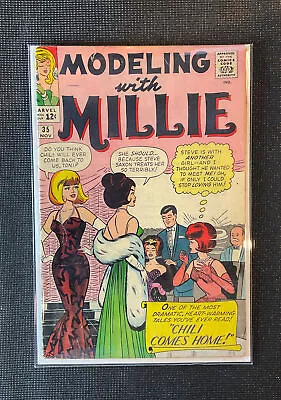 Modeling With Millie #35 FN Stan Lee Marvel Comics Good Girl Paper Dolls Vintage • $24.99