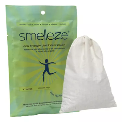 SMELLEZE Reusable Shoe Smell Removal Deodorizer Pouch: Rid Odor In 150 Sq. Ft. • $22.99