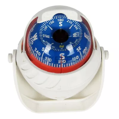 Marine Compass LED Light Navigation Compass For Sail Ship Vehicle Car Boat White • £14.19