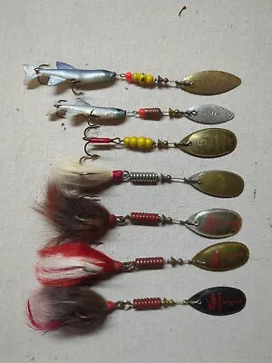 Vintage Mepps Spinners Lot Of 7 Fishing Lures Group HH • $8