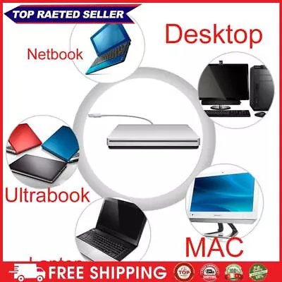 UK USB External CD RW Drive Burner Superdrive For MacBook Air Pro IMac • £15.71