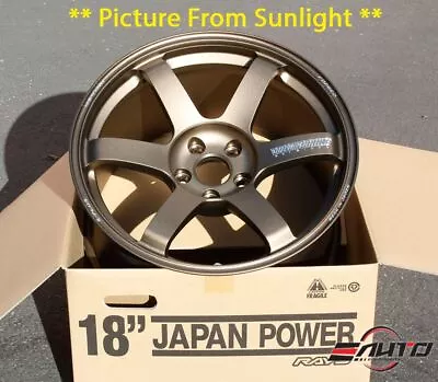 Rays TE37 Saga S-plus *Bronze* Wheel Rim 18  18x9.5 +20 18x10.5 +30 5x112 SET 4 • $4001.40