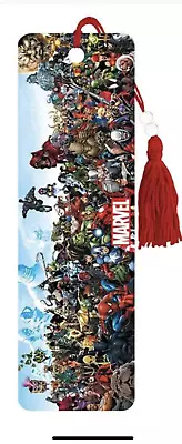 Marvel Lineup Bookmark Book Mark Reading Gift Movie MCU Hulk Thor Avengers Gift • $12.49