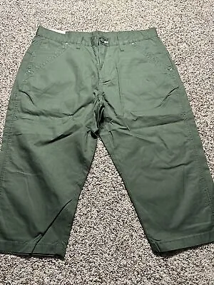 NEW Lee Army Green Cargo Shorts Men’s Size 34 • $6
