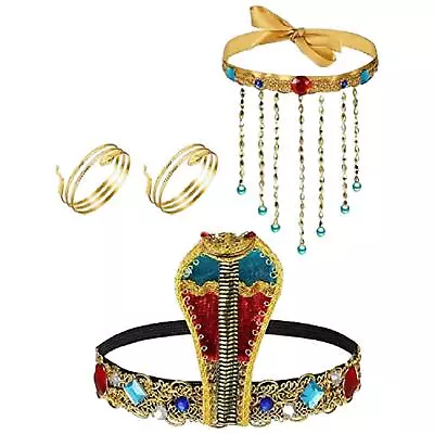 4x Women's Egyptian Costume Accessories Dress Up For Party • £8.42