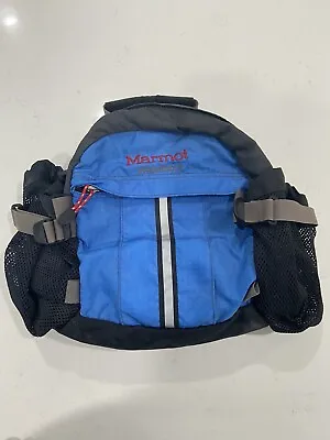 Marmot Biospan Walkabout Padded Lumbar Waist Blue Crossbody Hiking Pack Zip EUC! • $24.99