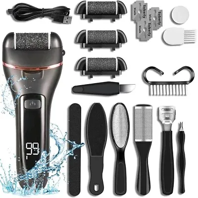 Electric Callus Remover Foot Sander Rough Feet Rechargeable Dead Skin Tools Kit • $16.99