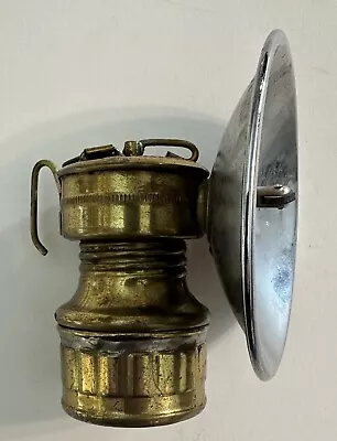 Vintage Butterfly Brand Brass Miners Carbide Lamp Safesport MFG Co. Denver CO • $96.12