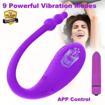 Wearable Vibrator APP Bullet G-Spot Egg Rechargeable Clitoral Sex Toys For Women • $13.95