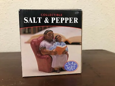 Clay Art Bedtime Story Salt & Pepper Shaker # 7556 NIB • $39.99