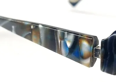 Alain Mikli Paris AL1050 Blue Shell Vintage Eyeglass Frame France Cute! • $88