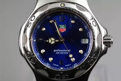 *NEAR MINT W/ Box* Tag Heuer WL1216 Kirium Unisex Quartz Midsize Royal Blue Dial • £321.39