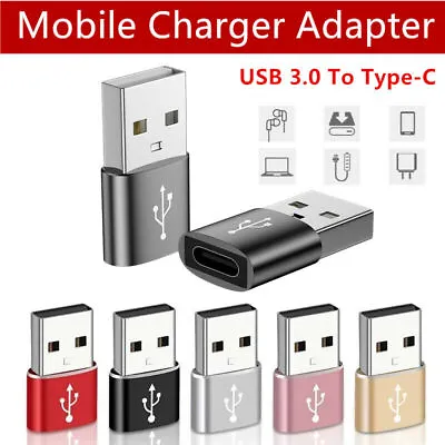 £1.99 • Buy Adapter For IPhone 13 PRO 12 11 XR USB To Type C Cable Charger Connector UK Plug