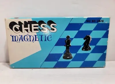 Vintage Travel Magnetic Chess. Appears Game Has Never Been Used/removed From Box • $29.99