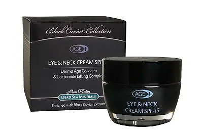 Mon Platin Collagen AGE+ Eye & Neck Cream SPF15 Enriched With Black Caviar 50ml • $39.95