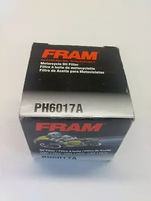 FRAM PH6017A  Motorcycle Oil Filter Pack Of (1) • $9.99