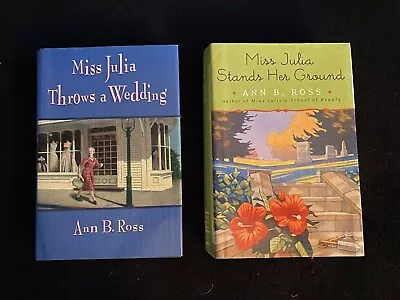 Ann B Ross Miss Julia  HC/DJ Lot Of 2 Large Print • $12.99