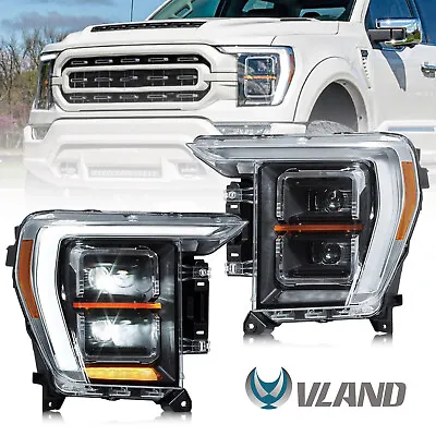 Sets VLAND Projector LED Headlights For 2021 2022 2023 Ford F-150 Lamps Pair • $689.99