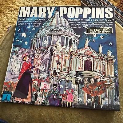Walt Disney - Mary Poppins 1966 Vinyl LP  Album Knightsbridge Theatre Orchestra • £5