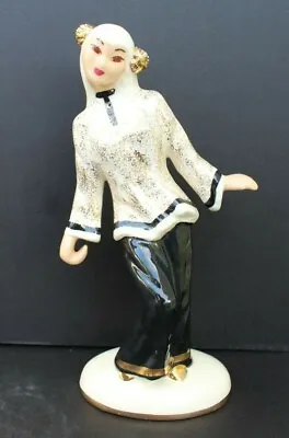 Vtg MCM CALIFORNIA CA Pottery -  Hedi Schoop Asian Oriental Dancer Girl Figurine • $74.99