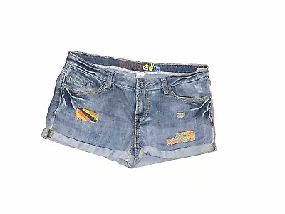 Mudd Womens Blue Jean Denim Shorts Size 15 • $14.50