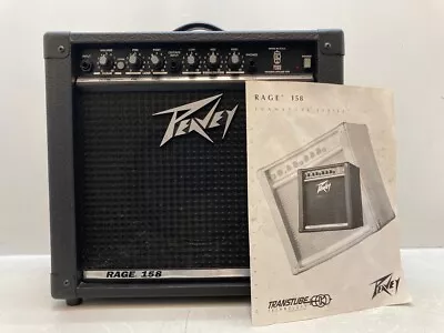 Peavey Rage 158 Guitar Combo Amp Transtube Amplifier Electric Bass Audio • $89.99
