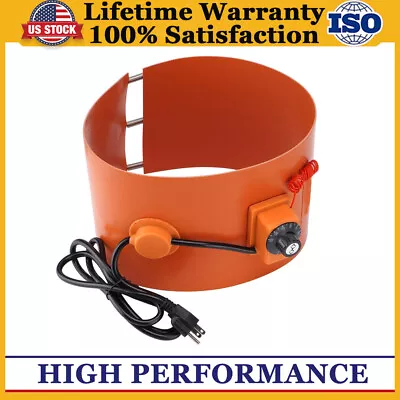 Metal Drum Heater Insulated Heater Band 800 Watt 120 Volt For 5 Gallon Drums • $53.99