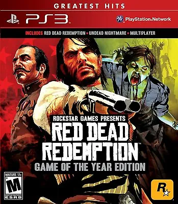Red Dead Redemption Game Of The Year Edition Playstation 3 PS3 - Brand New • $17.97