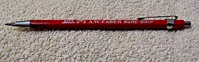 Vintage A.w. Faber Sure Grip 6400 Germany Red Clutch Mech. Pencil !! • $15