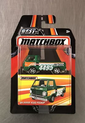 Matchbox ‘66 Dodge A100 Pickup Green Paint Best Of Matchbox Series Free Shipping • $9.99